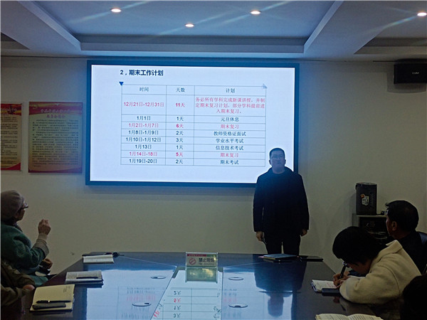 成绩分析再反思，齐心协力共奋进  ——市二高高二年级召开金太阳联考成绩分析会