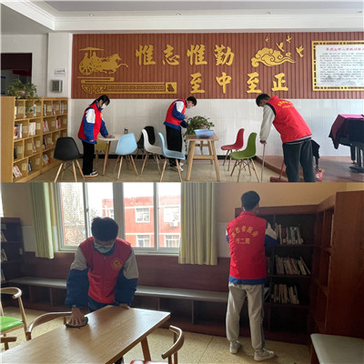 情系雷锋月丨义务劳动展风采，志愿服务精神传——市二高“扬雷锋精神 展青春风采”系列活动之整理书吧