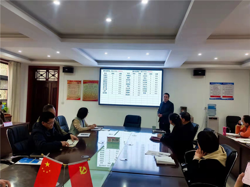 成绩分析促提升，齐心协力共奋进