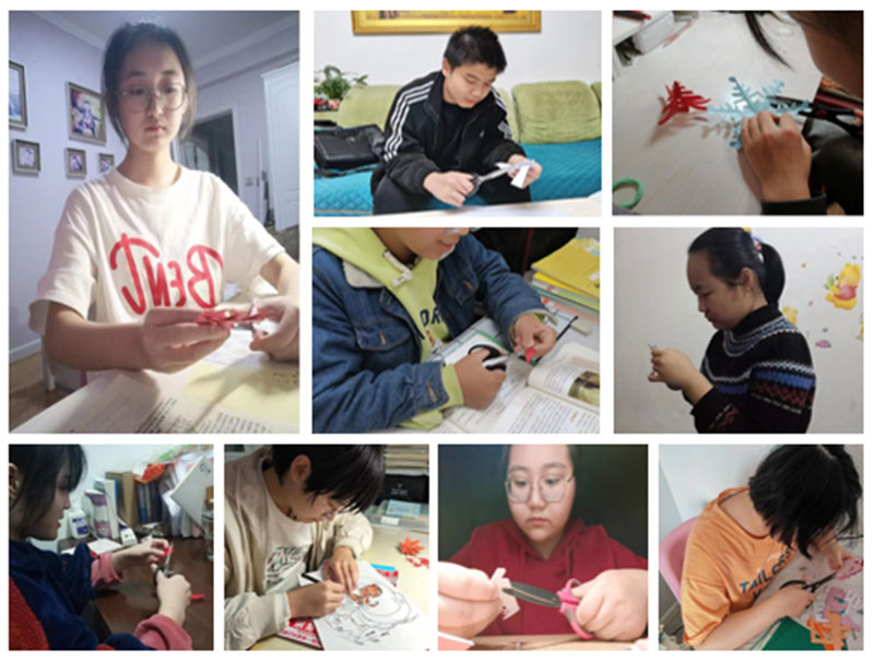 剪纸绘风采，传承颂中华 ——市二高开展综合实践活动之剪纸手工制作
